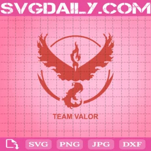 Team Valor Svg, Team Valor Pokemon Go Svg