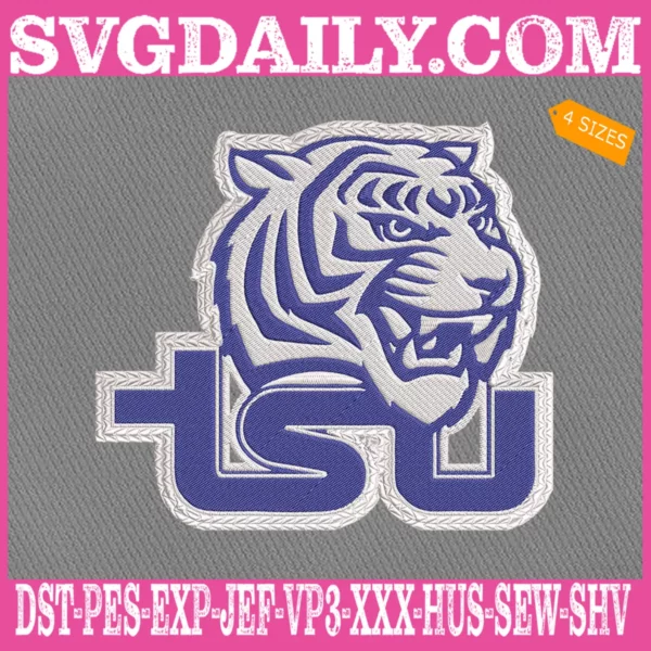 Tennessee State Tigers Embroidery Files