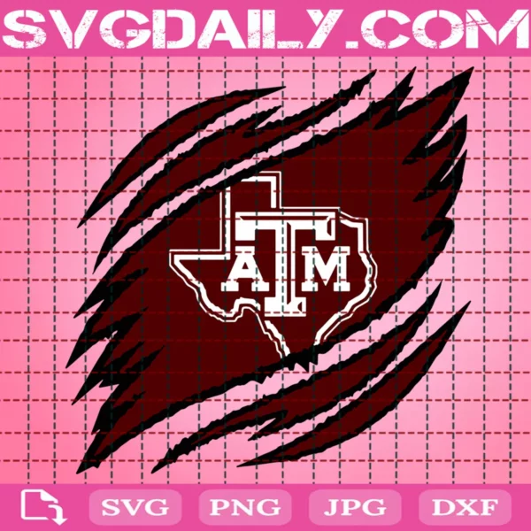 Texas A&M Aggies Claws Svg