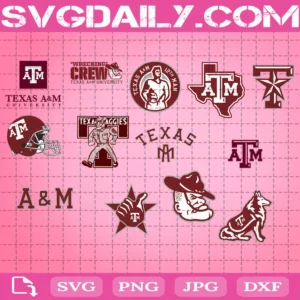 Texas A M Aggies Ncaa Svg Bundle