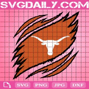 Texas Longhorns Claws Svg