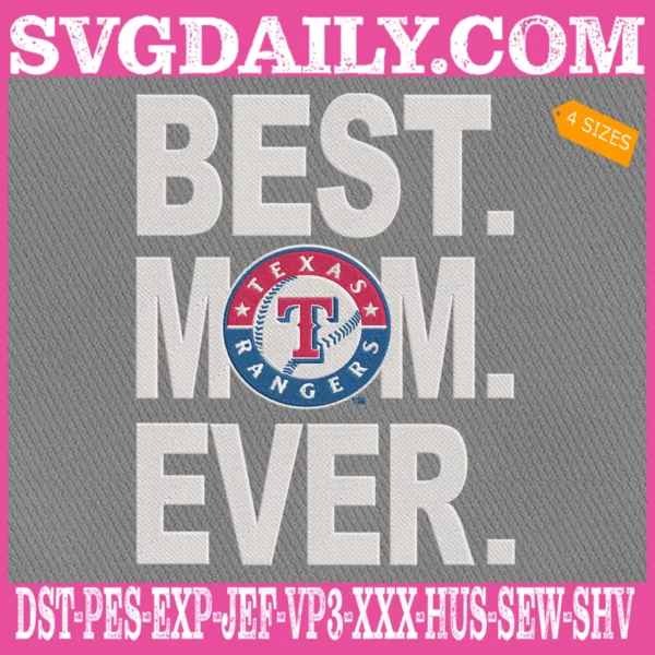 Texas Rangers Embroidery Files