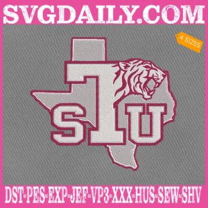 Texas Southern Tigers Embroidery Files
