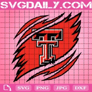 Texas Tech Red Raiders Claws Svg