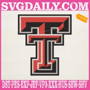Texas Tech Red Raiders Embroidery Machine