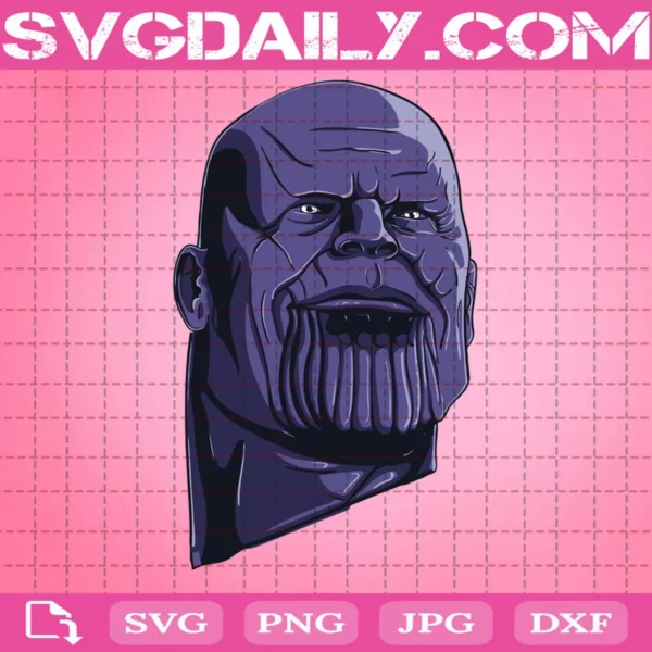 Thanos Svg, Mad Titan Svg