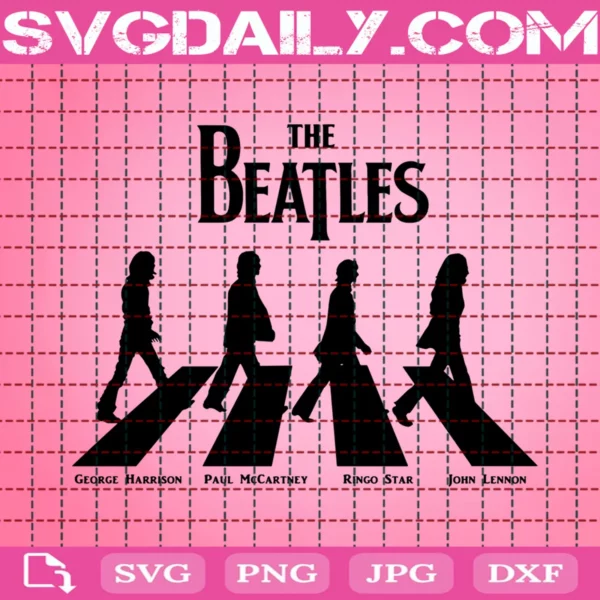The Beatles Svg, The Beatles Rock Band Svg