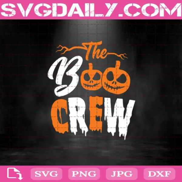 The Boo Crew Halloween Svg