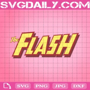 The Flash Svg, Marvel Comic Character Svg