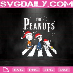 The Peanuts Abbey Road Christmas Svg