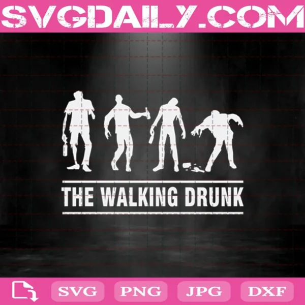 The Walking Drunk Svg