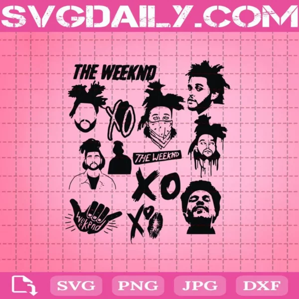The Weeknd Svg Bundle
