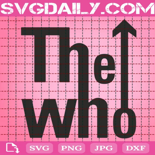 The Who Rock Band Svg