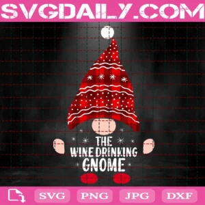 The Wine Drinking Gnome Svg