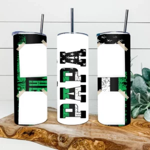 Thin Green Line Flag 20oz Tumbler Skinny