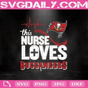 This Nurse Loves Buccaneers Svg
