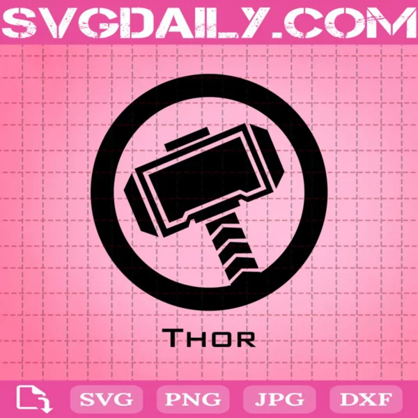 Thor Logo Svg, Thor Hammer Svg