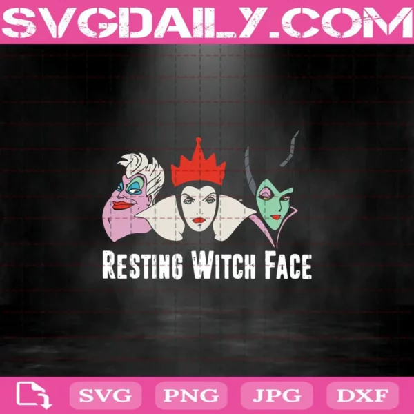 Three Witches Resting Svg
