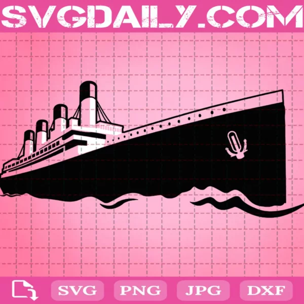 Titanic Ship Svg