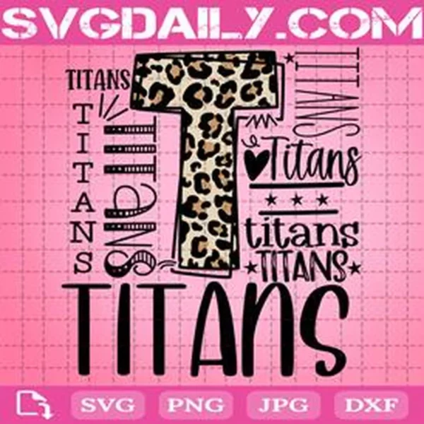 Titans Svg, Typography Svg
