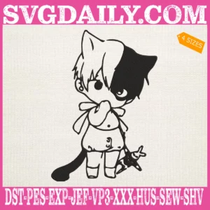 Todoroki Shouto Embroidery Design