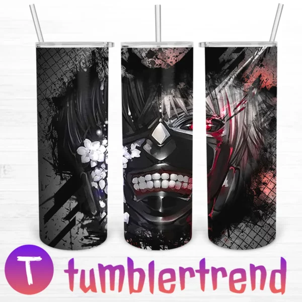 Tokyo Ghoul Kaneki 20oz Tumbler Skinny