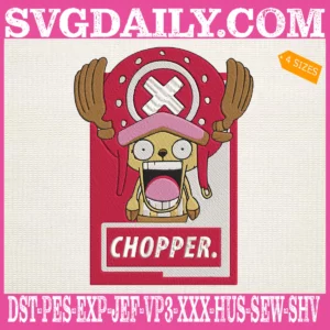 Tony Tony Chopper Embroidery Design