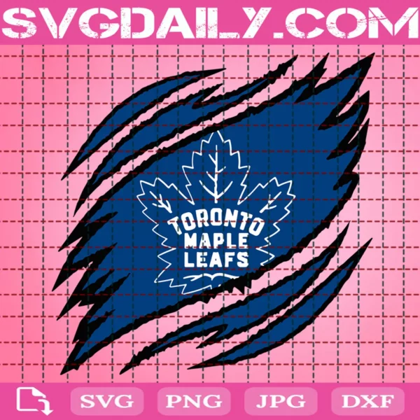 Toronto Maple Leafs Claws Svg