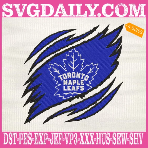 Toronto Maple Leafs Embroidery Design
