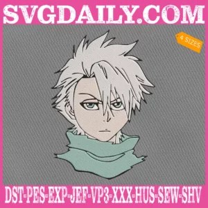 Toshiro Hitsugaya Bleach Embroidery Design