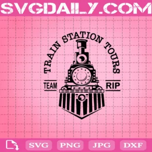 Train Station Tours Team Rip Yellowstone Svg