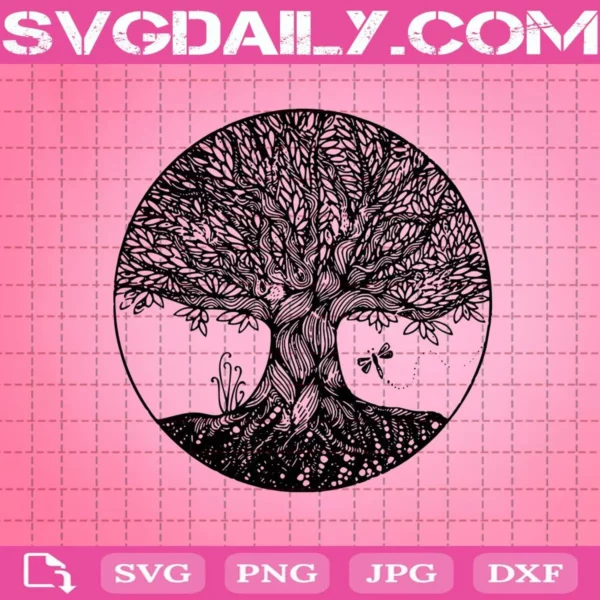 Tree Of Life Zentangle Svg