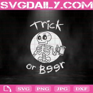 Trick Or Beer Svg