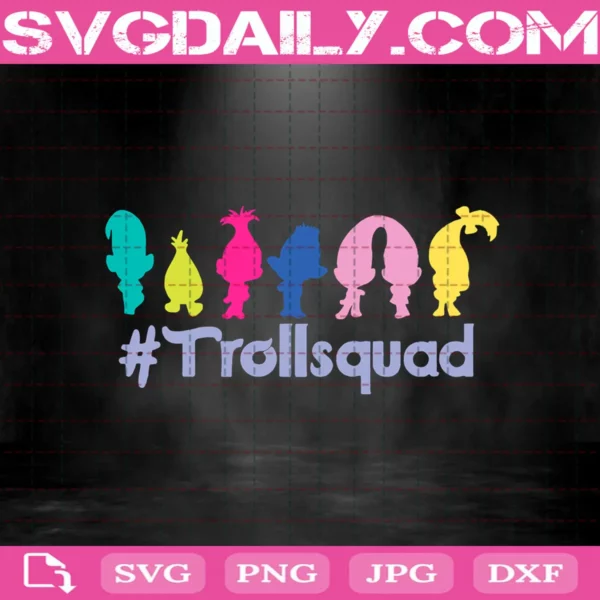 Troll Squad Svg, Troll Svg