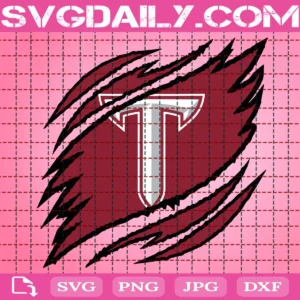 Troy Trojans Claws Svg
