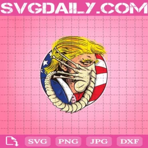 Trump Facehug Svg