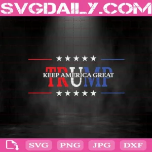 Trump Keep America Great Svg