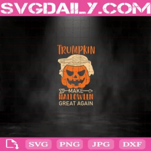 Trumpkin Make Halloween Great Again Svg