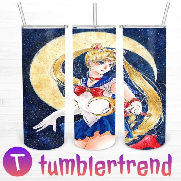 Tsukino Usagi 20oz Tumbler Skinny