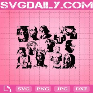 Tupac Shakur Svg Bundle