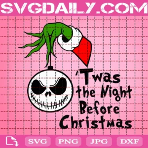 Twas The Night Before Christmas Svg