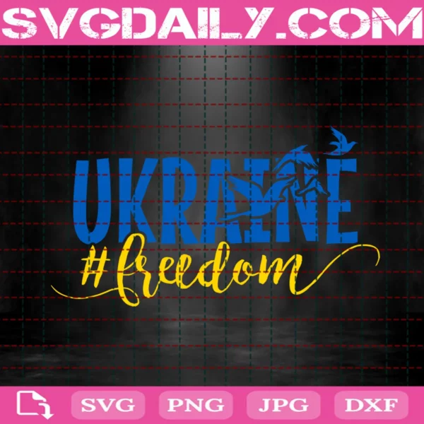Ukraine Freedom Svg