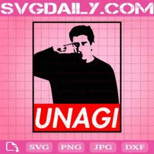 Unagi Ross Friends Tv Show Svg