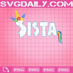 Unicorn Birthday Girl Funny Sista Sister Sis Png