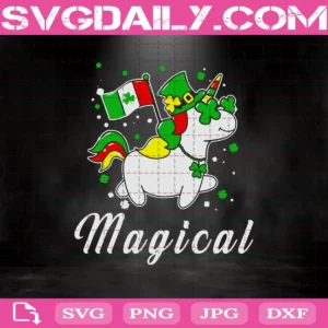 Unicorn Magical St Patrick'S Day Svg