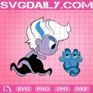 Ursula Maleficent Svg