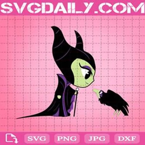 Ursula Maleficent Svg