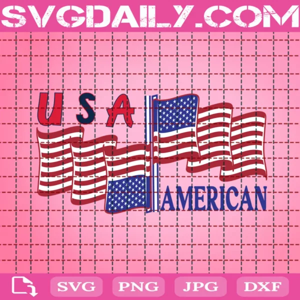 Usa America Svg, Usa Flag Svg