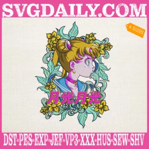 Usagi Tsukino Embroidery Design