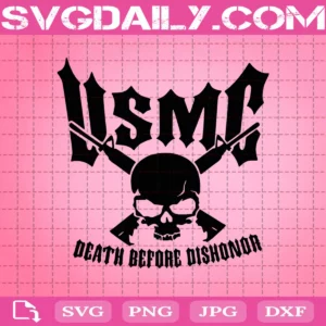 Usmc Death Before Dishonor Svg